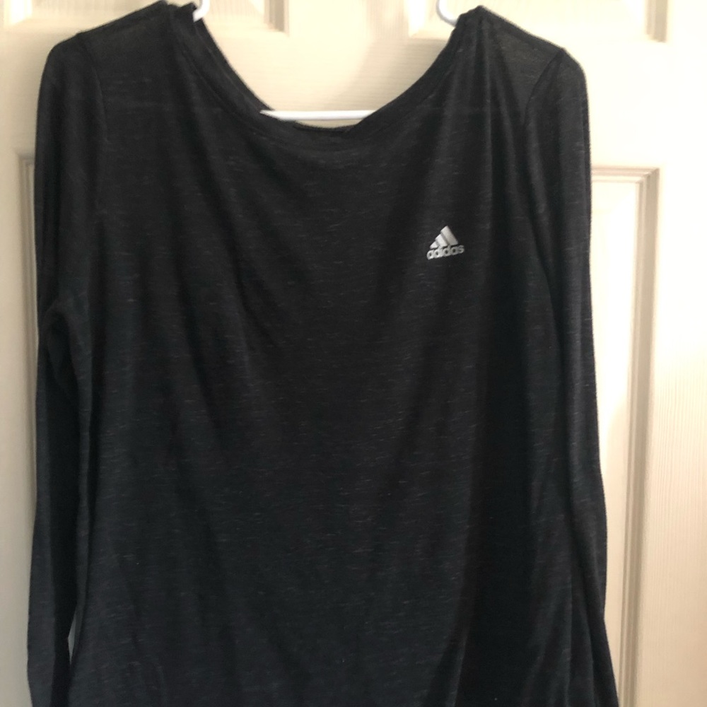 Sheer long sleeve T-shirt